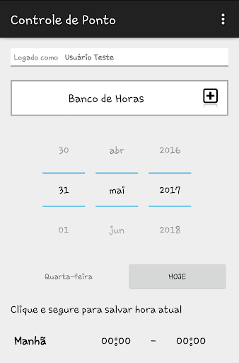 Controle de Ponto Mobile Screen 2
