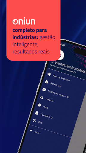 Android application ERP Oniun screenshort
