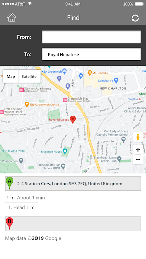 Android application Royal Nepalese Blackheath screenshort