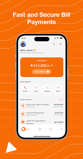 Android application BillPoint: VTU & Bills Payment screenshort