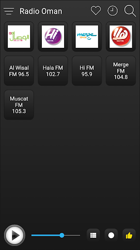 Oman Radio FM AM Music Screen 2