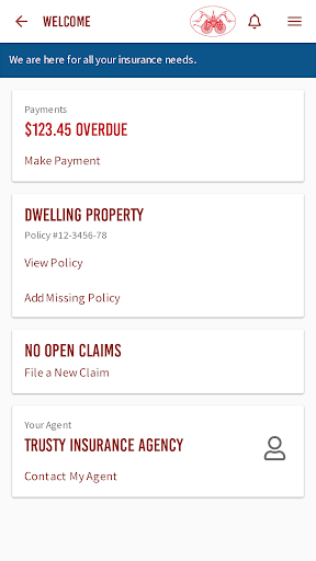 Android application Loudoun Mutual Insurance screenshort