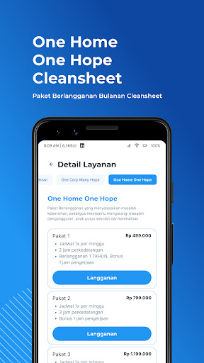 Cleansheet - Cleaning Solution Screen 2