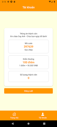 Android application Bak Kwa King screenshort