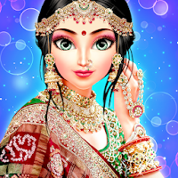 Royal Indian Western Wedding Dress-up and Makeup