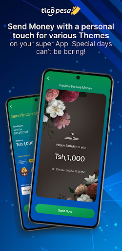 Android application Tigo Pesa Tanzania screenshort