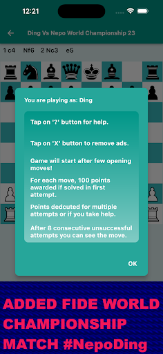 Android application Grandmaster Chess - Play as GM screenshort