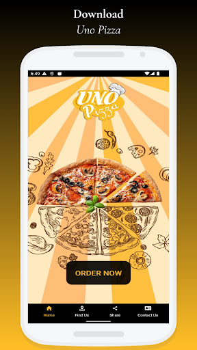 Android application Uno Pizza screenshort