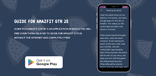 Guide for Amazfit GTR 2e Screen 3