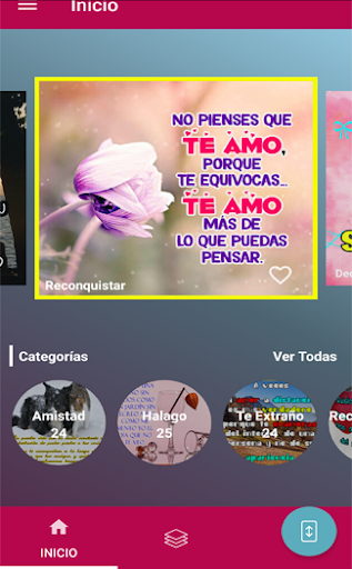 Android application Frases De Amor Y Versos Bonito screenshort