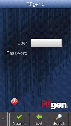 Android application RFgen 5.0.8 Mobile Client screenshort