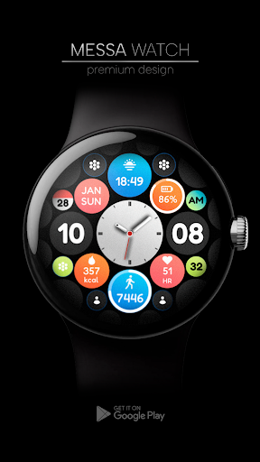 Android application Galaxy Wear Watch Face Sport screenshort