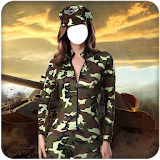 Wooman Army Photo Suit icon