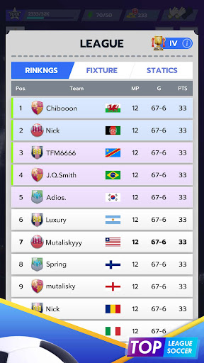 Top League Soccer 0.0.35 screenshots 1