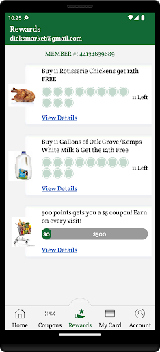 Dicks Fresh Market Screen 2