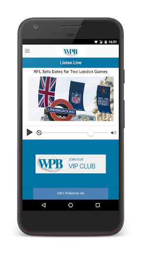 Android application WPB Broadcasters Demo screenshort