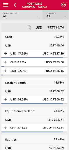 Trafina E-Banking Screen 3