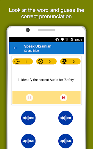 Screenshot of Learn Ukrainian Language App