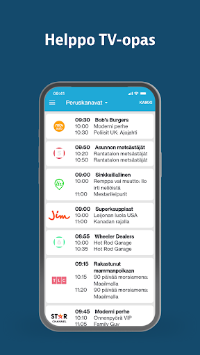 Android application Telkku - TV-opas screenshort