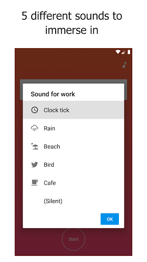 Screenshot of WeFocus: Focus, Pomodoro Timer