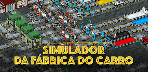 Simulador de fábrica de carros banner oficial de capa do aplicativo Android