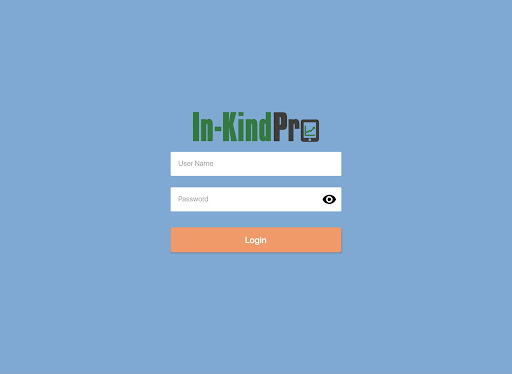Android application In-Kind Pro screenshort