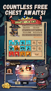 Crazy Ninja Cat - Idle Arena