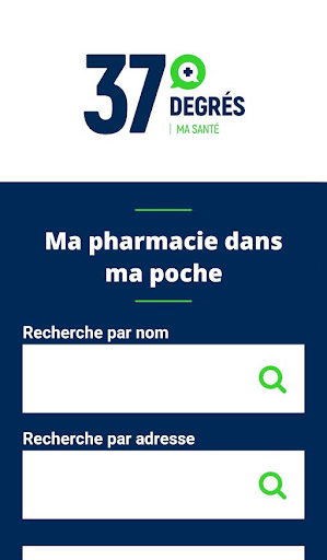 Android application 37 degrés Ma Santé screenshort