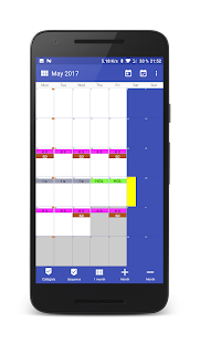 Work Calendar Screenshot