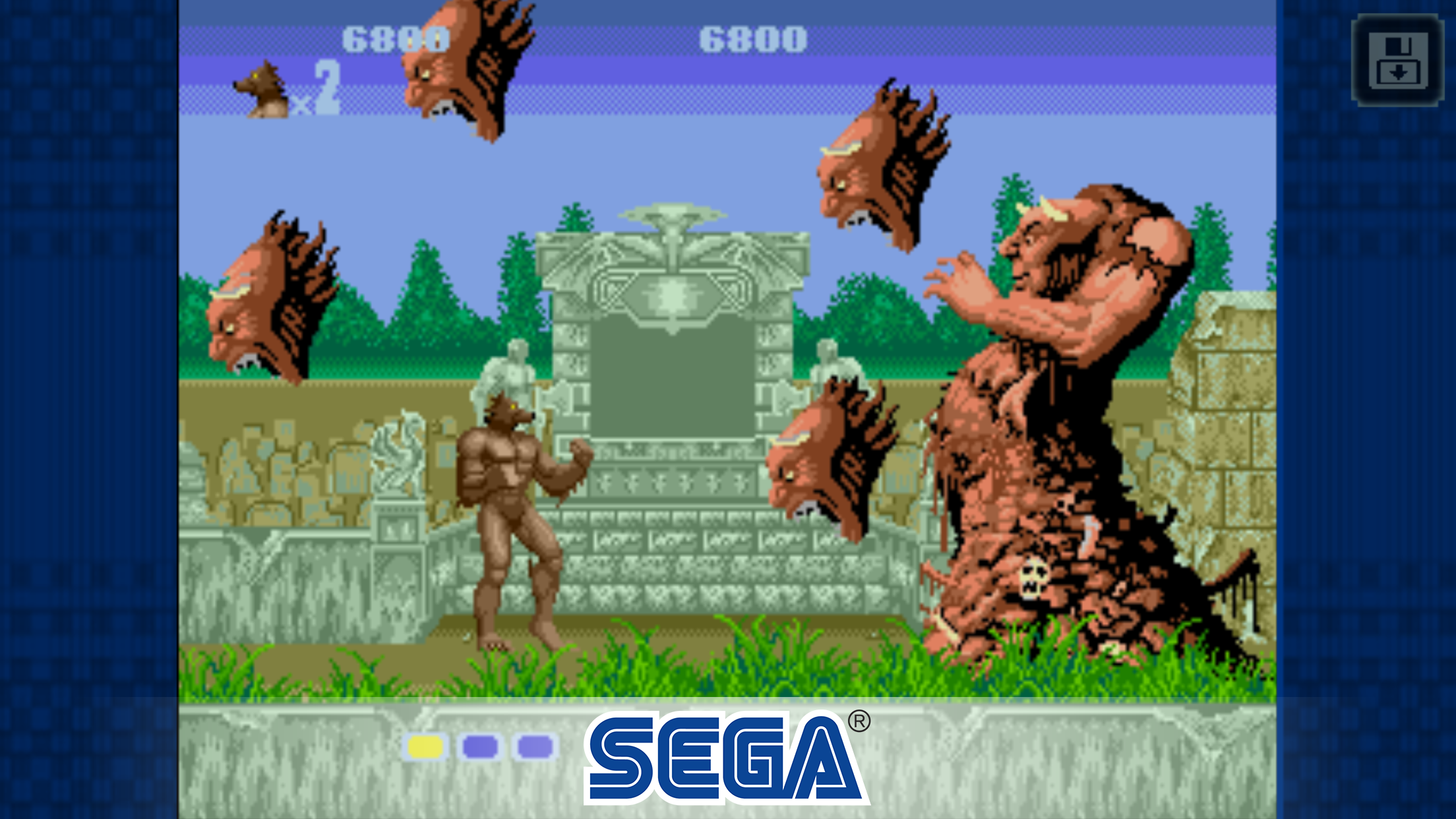 Android application Altered Beast Classic screenshort
