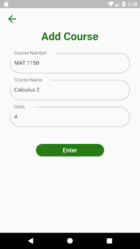 Android application Poly Planner screenshort
