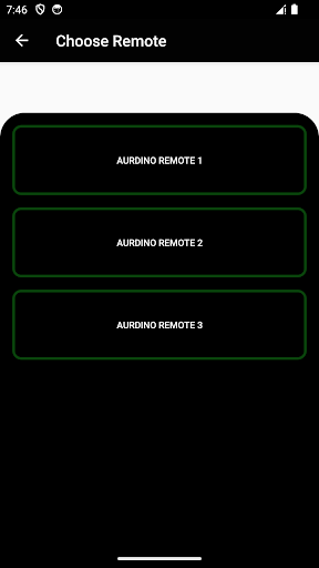 Remote control for Arduino Screen 2