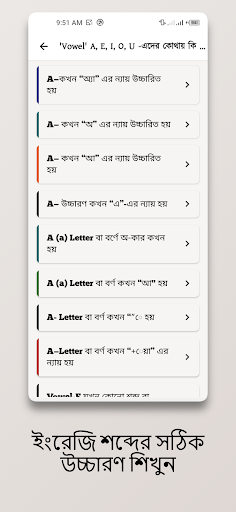 ইংরেজি শব্দের উচ্চারণের নিয়ম Screenshot 2 - AppWisp.com