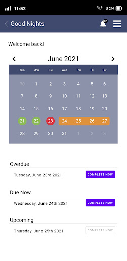 Android application Waiora Tamariki Diary App screenshort