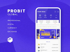 screenshot of ProBit Global: Buy BTC, Crypto