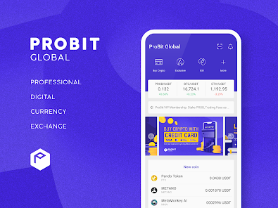 Probit Global: Buy Btc, Crypto - Apps On Google Play