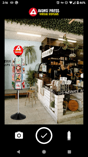 Android application Avanti Press Virtual Displays screenshort