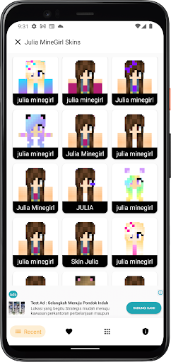 Julia Minegirl Skin For MCPE APK voor Android Download