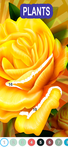 Android application Color With Friends: Number Art screenshort