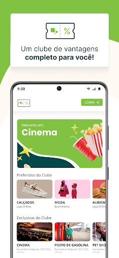 Android application CLUBE WEBBY screenshort