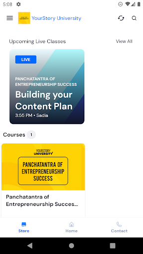 YourStory University Screen 2