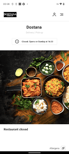 Android application Dostana Liverpool screenshort