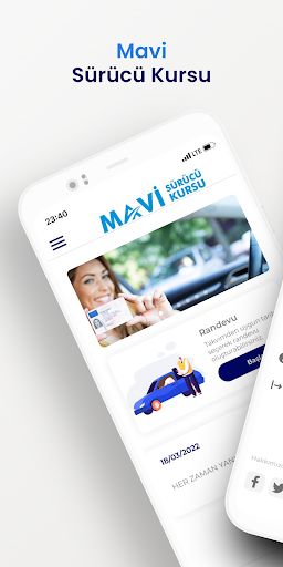 Android application Mavi Sürücü Kursu screenshort
