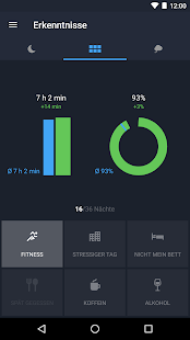 Runtastic Sleep Better - Schlafphasen und Analyse Screenshot