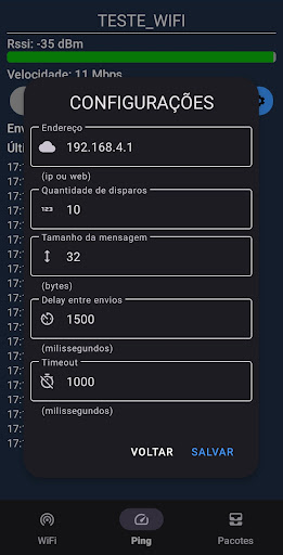Análise WIFI Screen 3