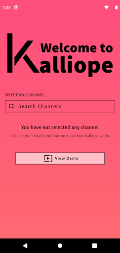 Android application Kalliope 2 screenshort