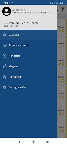 Android application Alarcom Rastreamento screenshort