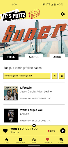 Radio Fritz screenshot 4