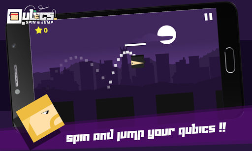 Android application Qubics : Spin & Jump screenshort