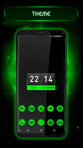 Table Green Theme - Art Fine A